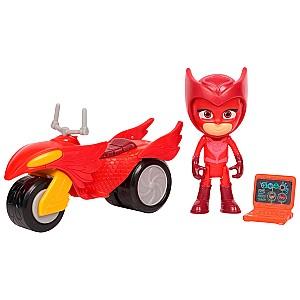 Figurina personaj PJMASKS Bufnita si scuter de Luna (PJ95110B)