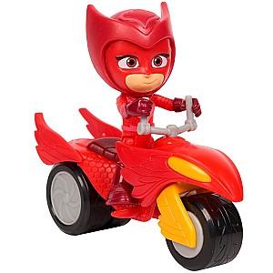 Figurina personaj PJMASKS Bufnita si scuter de Luna (PJ95110B)