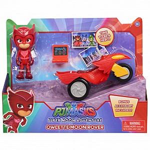 Figurina personaj PJMASKS Bufnita si scuter de Luna (PJ95110B)