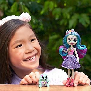 Papusa Enchantimals Testoasa Tollin si Holder (HXB96)