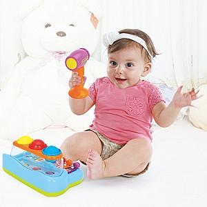 Jucarie muzicala Hola Toys Xilofon cu bile Pop N Play (856)