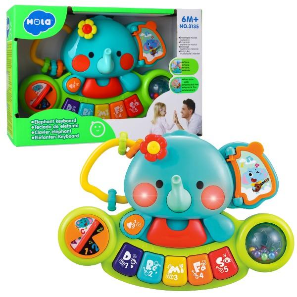 Jucarie muzicala Hola Toys Elefant (3135)