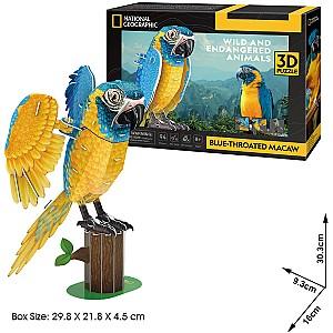 3D Puzzle CubicFun Ara cu piept galben (DS1097h)