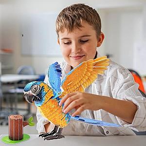 3D Puzzle CubicFun Ara cu piept galben (DS1097h)