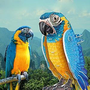 3D Puzzle CubicFun Ara cu piept galben (DS1097h)