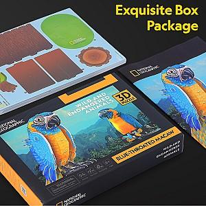 3D Puzzle CubicFun Ara cu piept galben (DS1097h)