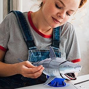 3D Puzzle CubicFun Marele rechin alb (DS1098h)