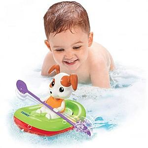 Jucărie pentru apă și baie TOMY Catelusul in barca (T72424)