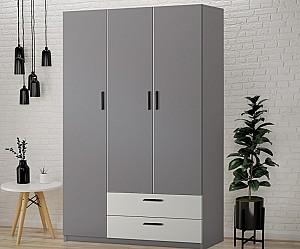 Dulap Modern Andi 120 Gri Ardezie/Alb