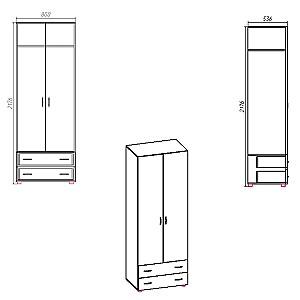 Dulap KompaniT 5 Stejar sonoma (Bej)