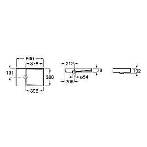 Lavoar baie Roca Horizon Dash (32727900B)