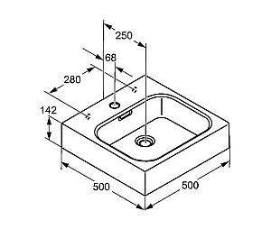 Lavoar baie Kludi ESPRIT