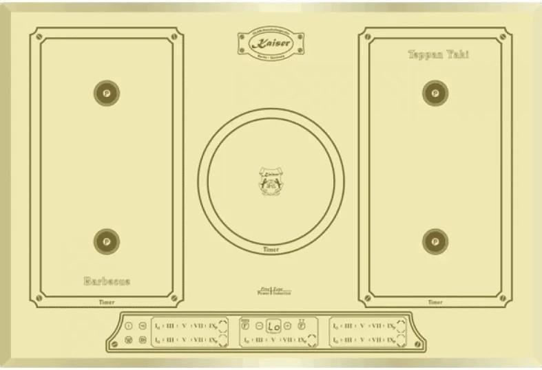 Plita incorporabila electrica Kaiser KCT 7797 FI Elf Em
