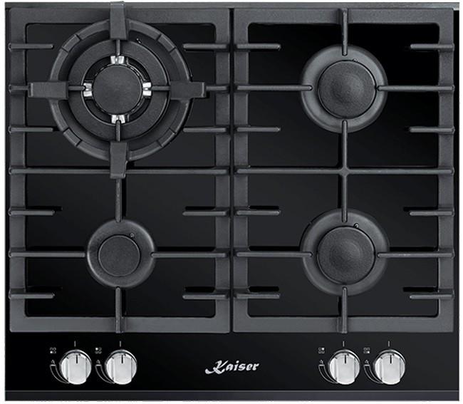 Plita pe gaz incorporabila Kaiser  KCG 6380 Turbo (negru)