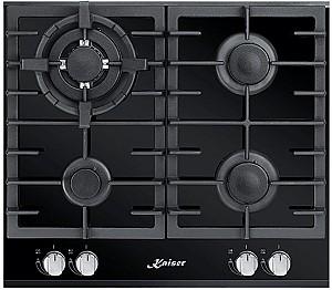 Plita pe gaz incorporabila Kaiser  KCG 6380 Turbo (negru)