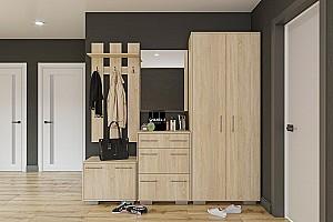 Dulap Confort-NV Nika 2D Satin(Bej)