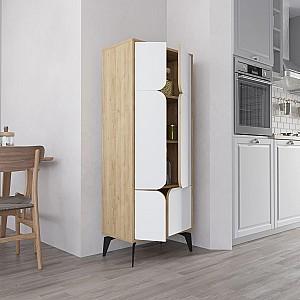 Dulap DECO Spark Stejar Sonoma(Bej)/Alb