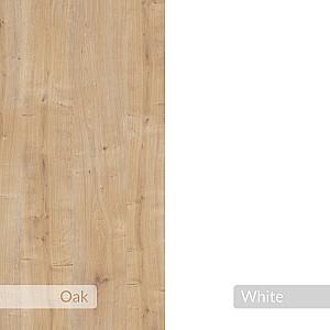 Dulap DECO Spark Stejar Sonoma(Bej)/Alb