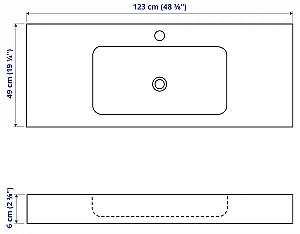 Lavoar baie IKEA Odensvik (80135613)