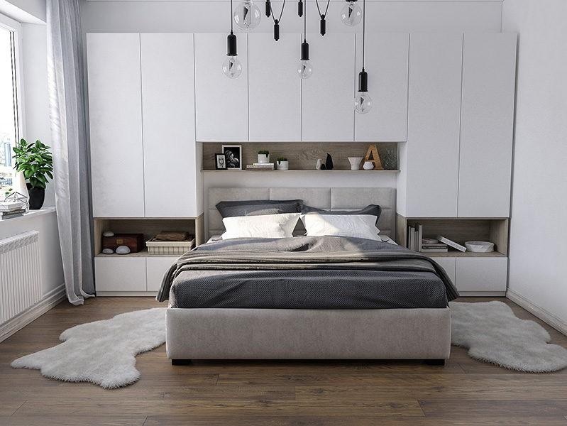 Set dormitor Indart Pallas set egger alb