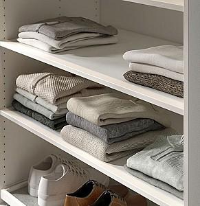 Dulap IKEA Pax/Fardal/Komplement 100x60x236 White/Glossy White