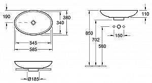 Lavoar baie Villeroy & Boch Loop&Friends (51510001)