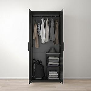 Dulap IKEA Brimnes 2D Black 78x190 cm