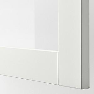 Dulap cu vitrina IKEA Besta  Hanviken White  60x42x193 cm