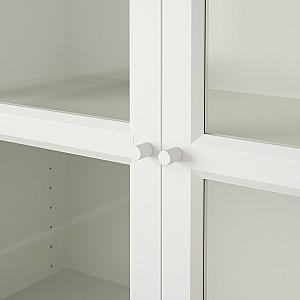 Dulap cu vitrina IKEA Billty / Oxberg white 160x30x202 cm