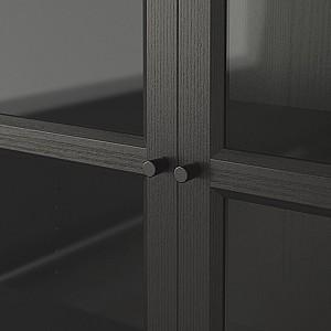 Dulap cu vitrina IKEA Billy /Oxberg black-brown 120x30x202 cm