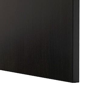 Dulap cu vitrina IKEA Besta black-brown  Lappviken / Sindvik black-brown glass 180x42x112 cm