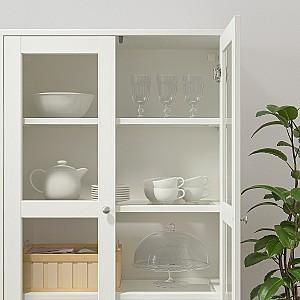 Dulap cu vitrina IKEA Havsta White 81x47x212 cm