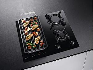 Plita incorporabila combinata AEG HDB64623NB