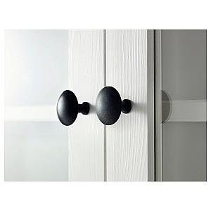 Dulap cu vitrina IKEA Hemnes White 90×197 cm