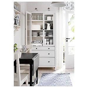 Dulap cu vitrina IKEA Hemnes White 90×197 cm