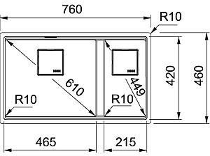 Chiuveta de bucatarie Franke KNG 120 ( 125.0630.926 )