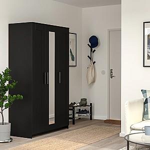 Dulap IKEA Brimnes 3D Black 117×190 cm