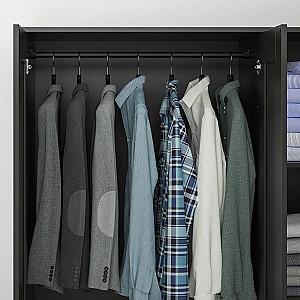 Dulap IKEA Brimnes 3D Black 117×190 cm