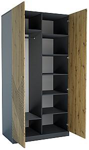 Dulap Confort-NV Bristol Antracit(Gri)/Stejar Artizan(Maro)