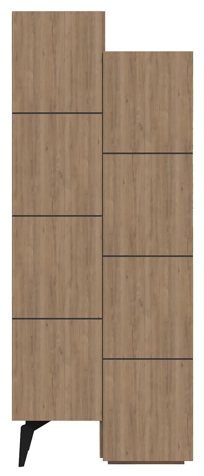 Dulap Decortie Stair Stejar Sonoma(Bej)