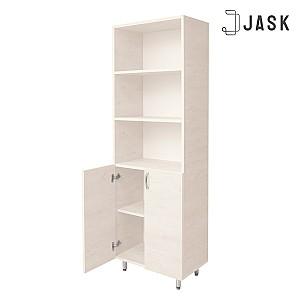 Dulap Jask Lagos Stejar Kraft Alb