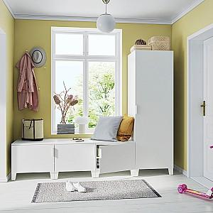 Antreu IKEA Platsa/Fonnes 4 usi 240x57x191 Alb