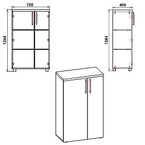 Dulap KompaniT MG-2 №2 Stejar Sonoma combi