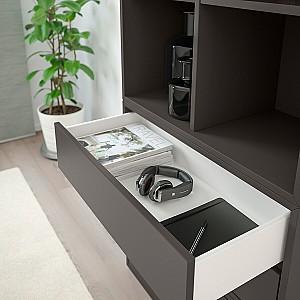 Dulap IKEA Eket dark gray 70x35x212 cm