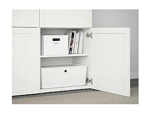 Dulap IKEA Besta Hanviken white 120x40x192 cm
