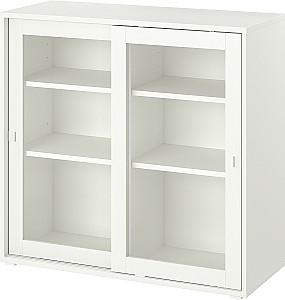 Dulap cu vitrina IKEA Vihals 285x37x90 Alb