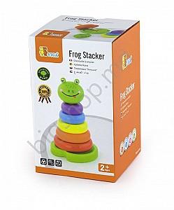 Jucarie interactiva VIGA Frog Stacker