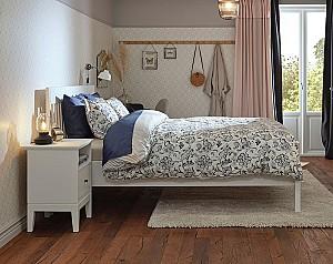 Pat IKEA Idanas white/Luroy 140x200 cm