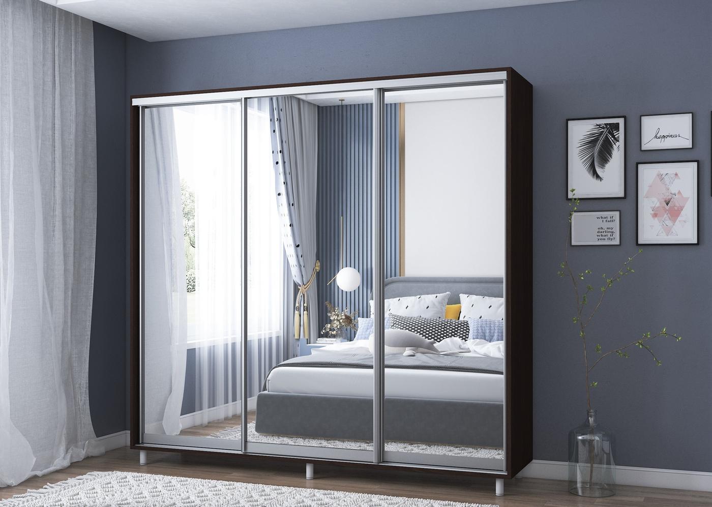 Dulap-cupe Mobildor Lux Aron 2400 (2226 Wenghe magia)