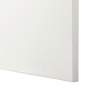 Dulap cu vitrina IKEA Besta Lappviken, Sindvik white glass, 120x40x192 cm
